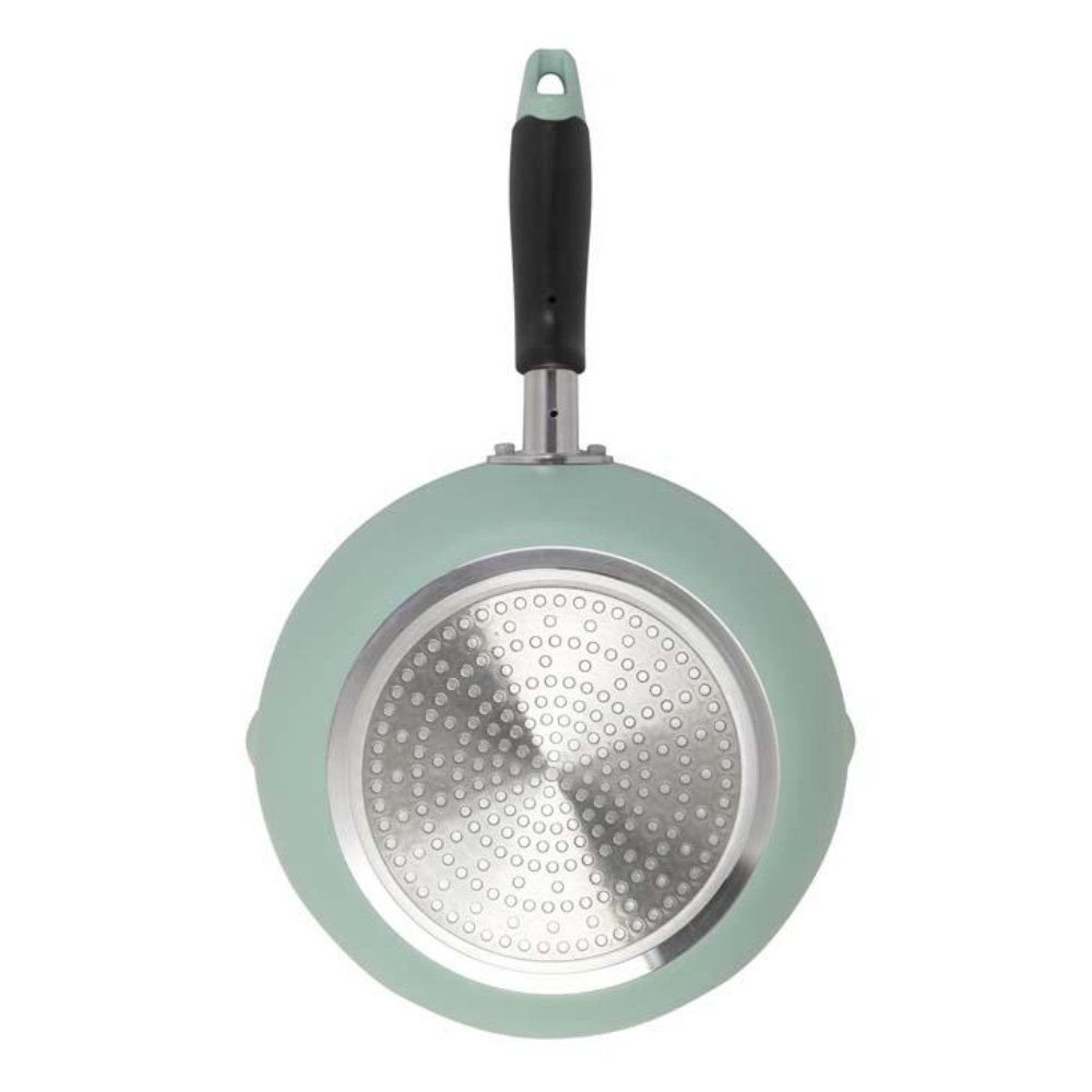 深型易潔煎鍋油炸鍋 | 電磁爐適用 | 22CM | 綠色 | 日本 PEARL LIFE | PS-HC-66